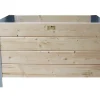 Castorama Carré Potager Bois Et Zinc Galva 78 X 52 X H.48 Cm site pas cher 5