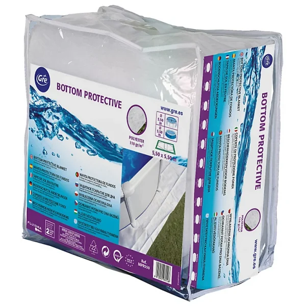 ﻿soldes Castorama Tapis De Sol 5,50m X 5,50m Pour Piscine Ø6,50m 1